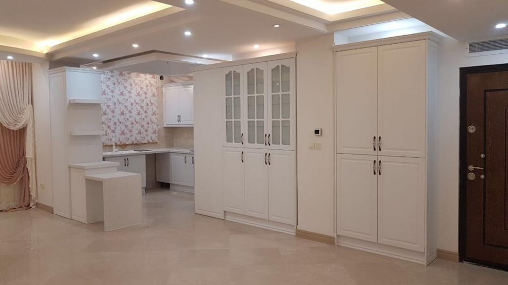 کابینت وکیوم سفید مات
